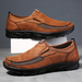 2025 Men's Casual Shoes Men Handmade Retro Breathable Flat Loafers Moccasins Dress Comfortable Slip On Driving Shoes Zapatillas_vogvips.com
