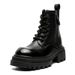 Retro Thick-soled Heightening Tooling Boots Hip-hop Locomotive Boots Niche Design Zhongbang Derby Shoes_vogvips.com