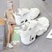Women's Thick-soled Dad 2026 New Spring Hot-selling Women's Versatile Height-increasing Sports White Casual Shoes 2805_vogvips.com