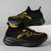 Unisex Sports Shoes Summer Mesh Fashion Lace Up Thick Soled Sneakers Lightweight Flat Outdoor Running Shoes For Men Women_vogvips.com
