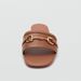 Women's Flat Casual Sandals Summer Slippers Metal Horsebit Buckle One Strap Beach Shoes New Style 2025_vogvips.com
