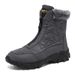 Foreign Trade Large Size Cotton Shoes Casual Fashion Umbrella Cloth Piled Thickened Warm Snow Boots Large Cotton Shoes_vogvips.com