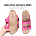 Women's Cork Slide Sandals - Lightweight EVA Sole, Breathable Mesh Lining, Slip-On Beach Clogs For Summer (Yellow & Pink Options)_vogvips.com