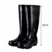 Voyage 2025 High Tube Men's Waterproof Non-Slip Work Thick Sole Reflective Strip Coal Mine Safety Rain Boots Wear-Resistant_vogvips.com