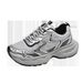 Thick Soled Dad Women's Height Increasing Cute Mesh Shoes, Summer New Student Versatile White Shoes_vogvips.com