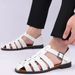 Genuine Leather Italian Style Gladiatus Fashion Business Dress Sandals Handmade Leather Shoes Men Sandals Big Size 38-48_vogvips.com