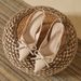 MTX 2025 Spring New Fashion Sandals For Women, Thin Heel, Comfortable Slip-On, Closed Toe, Rubber Bowknot Pointed Toe_vogvips.com