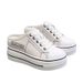 Height Enhancing Canvas Shoes For Women New Version Of Casual Sneakers Small Letter Platform Thick Soled Single Shoes_vogvips.com