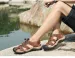 2023 Echtes Leder Männer Sandalen Sommer Outdoor Sport Männer Sandalen Hausschuhe Nicht Slip Strand Schuhe Casual Männer Alias hombre_vogvips.com