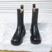 British Style Thick Soled Chelsea Boots, Women's Black Short Boots, A Must-have For Commuting To Show Off Height And Thinness_vogvips.com
