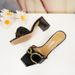 Latest Summer Fashion Fish-mouth Party Women's Shoes High Heel Soft Genuine Leather Plus Size Women Slippers 34-44_vogvips.com