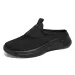 Outdoor Men Half Slippers Summer Casual Shoes Flat Mens Walking Sneakers Breathable Lightweight Non Slip Man Loafers_vogvips.com