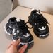 SHLIANG Thick-soled Children's Sports Shoes Fashion Girl's Running Shoes Boys' Casual Shoes Lace-up Soft Sole Kids Shoes V0208_vogvips.com