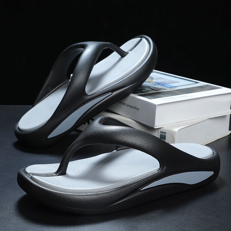 plus Size 46 Men's Cross Border Flip Flops Lightweight EVA Casual Beach Shoes Trendy Couple's Sandals_vogvips.com