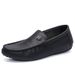 Casual business loafers fashion trend breathable microfiber hollow loafers_vogvips.com
