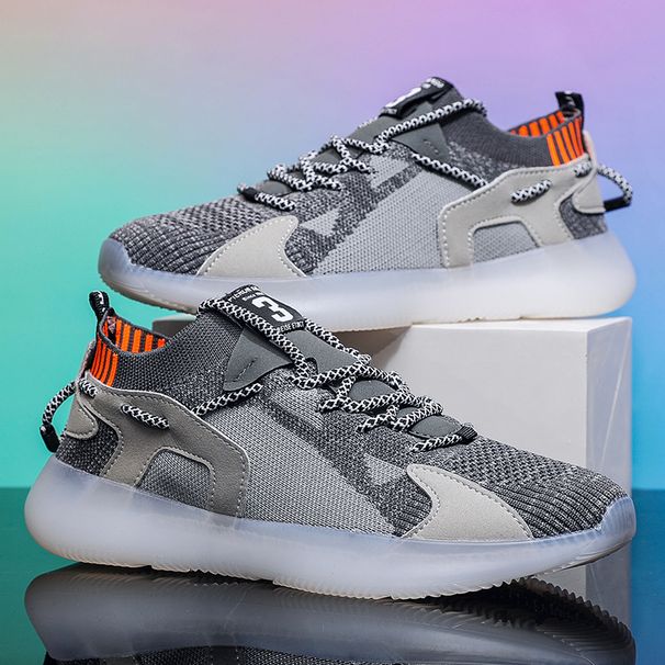 Summer Oversized Mesh Coconut Shoes For Men Lightweight And Comfortable Large Foot Sports Shoes Student Popcorn Running Shoes 48_vogvips.com