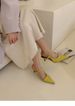 Summer New White Pointed-toe Thong Sandals With Buckle Strap And Stiletto Heel - Comfortable Everyday Wear For Women_vogvips.com