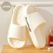 Stepping On Clouds Feeling Men's Cool For Home Use, Odor-Free Bathroom Slippers, Indoor Summer Women's Slippers_vogvips.com