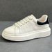 Sneakers 2025 New Summer Genuine Leather White Men's Casual Thick Sole Height Increasing Perforated Breathable Trendy_vogvips.com