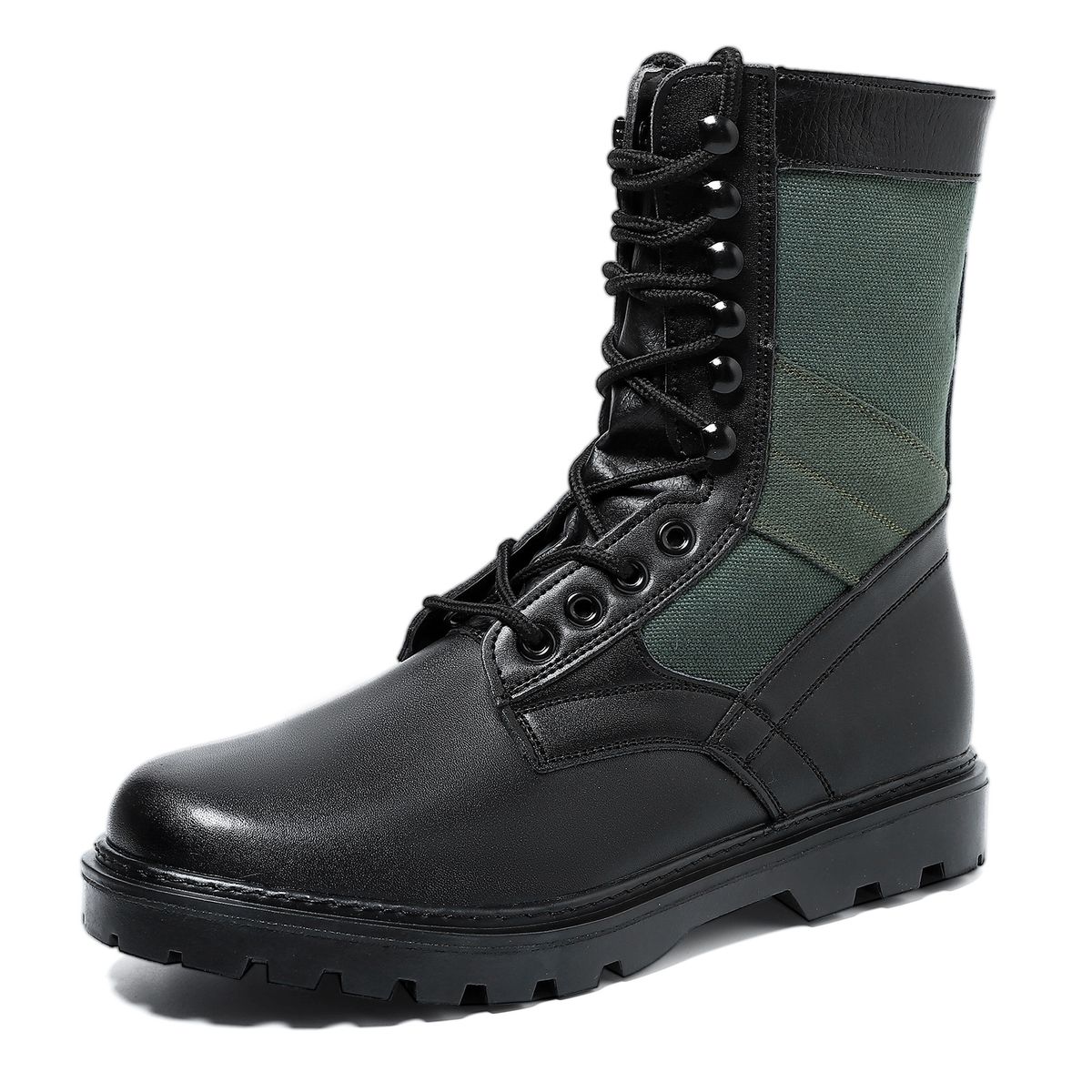 Leather Martin Boots Men's Leather Boots Medium And High Top Large Size Boots Martin Shoes Combat Boots_vogvips.com