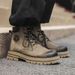 Men's Martin Boots Fleece High Top Retro Tooling Short Boots Outdoor Casual Mountaineering Boots_vogvips.com