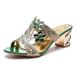 42 Size Sandals Women In Summer, New Style Thick And Exposed Toes. Women's Shoes With Hollowed Out Rhinestones For_vogvips.com