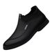 Men's Round Head Splicing Casual Shoes Overfoot Leather Shoes Men's Casual Velvet Leather Shoes_vogvips.com