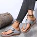 Women's Shoes Women's Sandals Large Size Spring And Summer New Fashion Wedge Heel Flip Flops Outdoor Beach Slippers Women's Shoes_vogvips.com