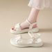 Sandals Female Outer Wear Versatile Flat Fairy Style With Skirt Sandals Word With Roman Women's Shoes_vogvips.com