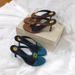 2025 New Flip-Flop Sandals With Rhinestone Flowers, High Heels, European And American Style Thong Sandals, Casual Retro_vogvips.com