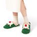 Fashionable Home Anti Slip Warm Plush Shoes For Women In Winter With Plush, Cute Christmas Reindeer Cotton Slippers For Women_vogvips.com
