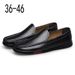 Men's Round Head Leather Men's Casual Single Shoes Overfitting Casual Men's Shoes_vogvips.com