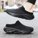 2025 Summer Breathable Home Indoor Slippers Men Thick Bottom Slides Fashion Couple Walking Shoes Chanclas Hombre_vogvips.com