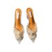 French-style Small Sandals With Thin Heels, Silver Color, Factory Wholesale, Sexy Rhinestone Fashion, Shallow Cut, Open_vogvips.com