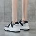 Thick-Soled White For Women 2025 Autumn New Versatile Sports Casual Shoes Height-Increasing Lace-Up Lightweight Student_vogvips.com