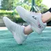 Men's Women's Basketball Skateboard High Low Top White And Black Outdoor Training Shoes; Style Sports Shoes_vogvips.com