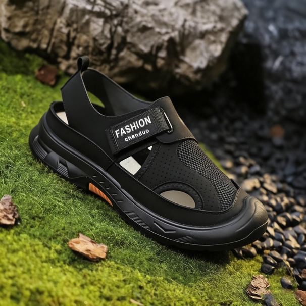 2026 Summer Mesh Closed-Toe Men's Casual Comfortable Versatile Trendy Shoes, Breathable And Odor-Free_vogvips.com