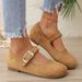 Women's Solid Color Flat Shoes Summer New Fashionable And Versatile Comfortable for Outdoor Wear And Long Period Standing_vogvips.com