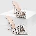 Cross-border Women's High-heeled Sandals Women's Polka Dot Silk Texture Exquisite Bow Gentle High-heeled Slippers Cross-border Women's Shoes_vogvips.com