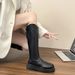 Long For Women 2025 Autumn Winter New Style Petite Over-the-Knee Versatile Thick Sole Slimming High Tube Riding Boots_vogvips.com