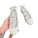 High Version 2025 Autumn New Item Small Fragrance Style Pearl Hollow Mary Jane Single Shoe Women's French Flat Bottomed_vogvips.com