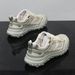 Men's Black Mesh Breathable Casual Sneakers Summer Lightweight Chunky Platform Shoes_vogvips.com