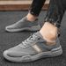 Men's Breathable Canvas Sneakers For Summer - Casual Low-Top Slip-On Shoes With Rubber Sole - Lightweight Comfortable Walking Shoes For Daily Wear_vogvips.com