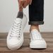 Luxury Brand Men Casual Flat Designer Shoes Fashion Outdoor Antiskid Walking Sneakers Classic Genuine Leather Board Shoe_vogvips.com