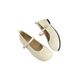 French Style Mary Jane For Women In Spring Summer 2025, New Shallow Mouth With A Single Buckle And Pleated Flat Shoes_vogvips.com