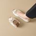 Leather Casual Egg Roll Shoes Women's Spring Soft Sole Sheepskin Non-slip Cowhide Sole Comfortable Single Shoes_vogvips.com