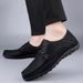 Unbeatable Quality Large Size Microfiber Lace Up Loafers, 2025 Spring/summer New Style, Fashionable Bean Shoes, Classic Men's Leather Shoes_vogvips.com