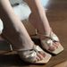 -style Women's To Pair Skirts, 2025 Summer Hot-selling Model, With Thin Heels, Square Toe, Open-toe, Stylish_vogvips.com
