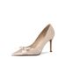 Satin High Heels For Women Stiletto Heels With Butterfly Design Spring Summer Wedding Banquet Evening Gown Shoes_vogvips.com