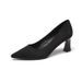 Spring Black High Interview Job Women's Vocational Students Etiquette Drs Thick Heels Commuting Temperament Single_vogvips.com